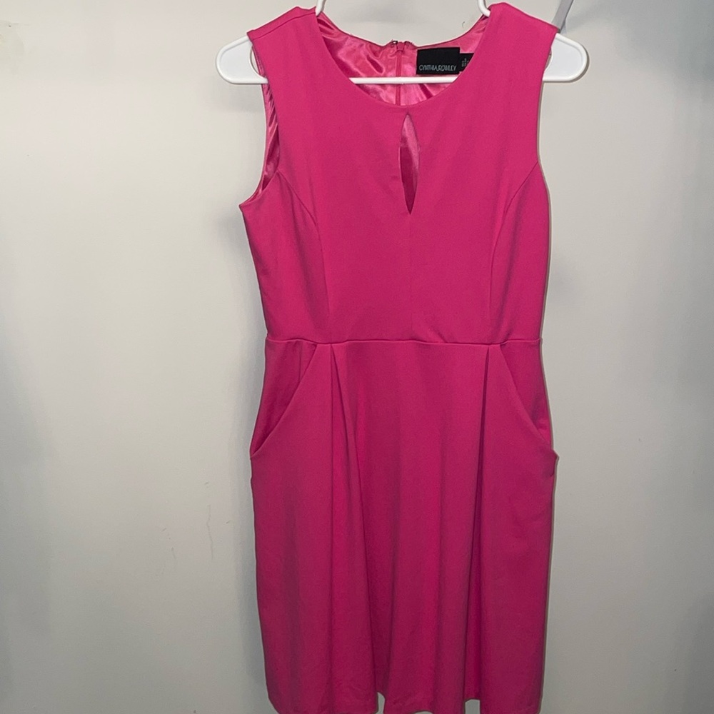 Cynthia Rowley bright pink dress